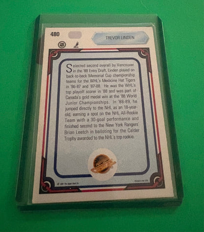 Trevor Linden Vancouver Canucks 1991 Upper Deck