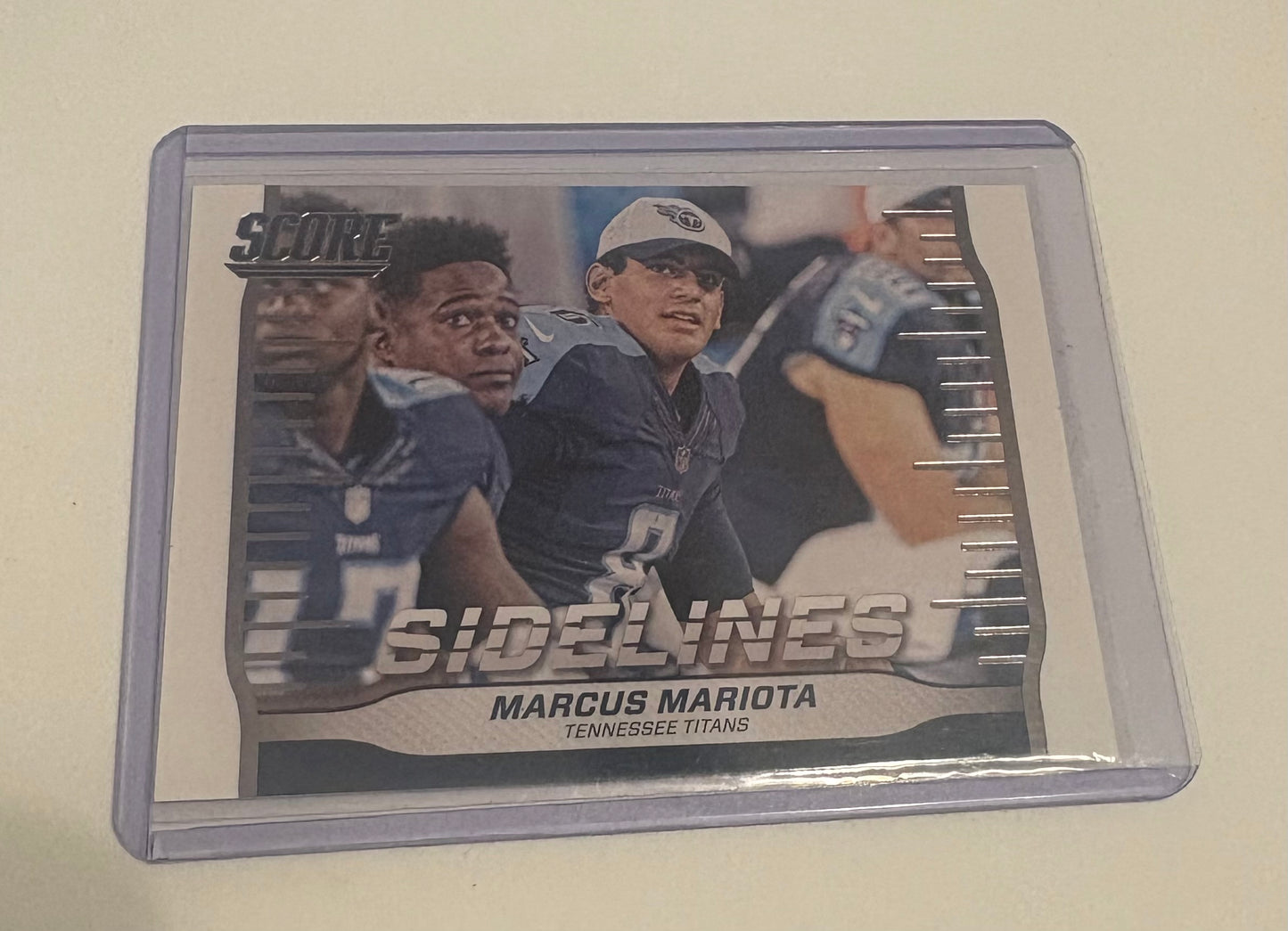 Marcus Mariota Tennessee Titans Sidelines 2016 Score Football