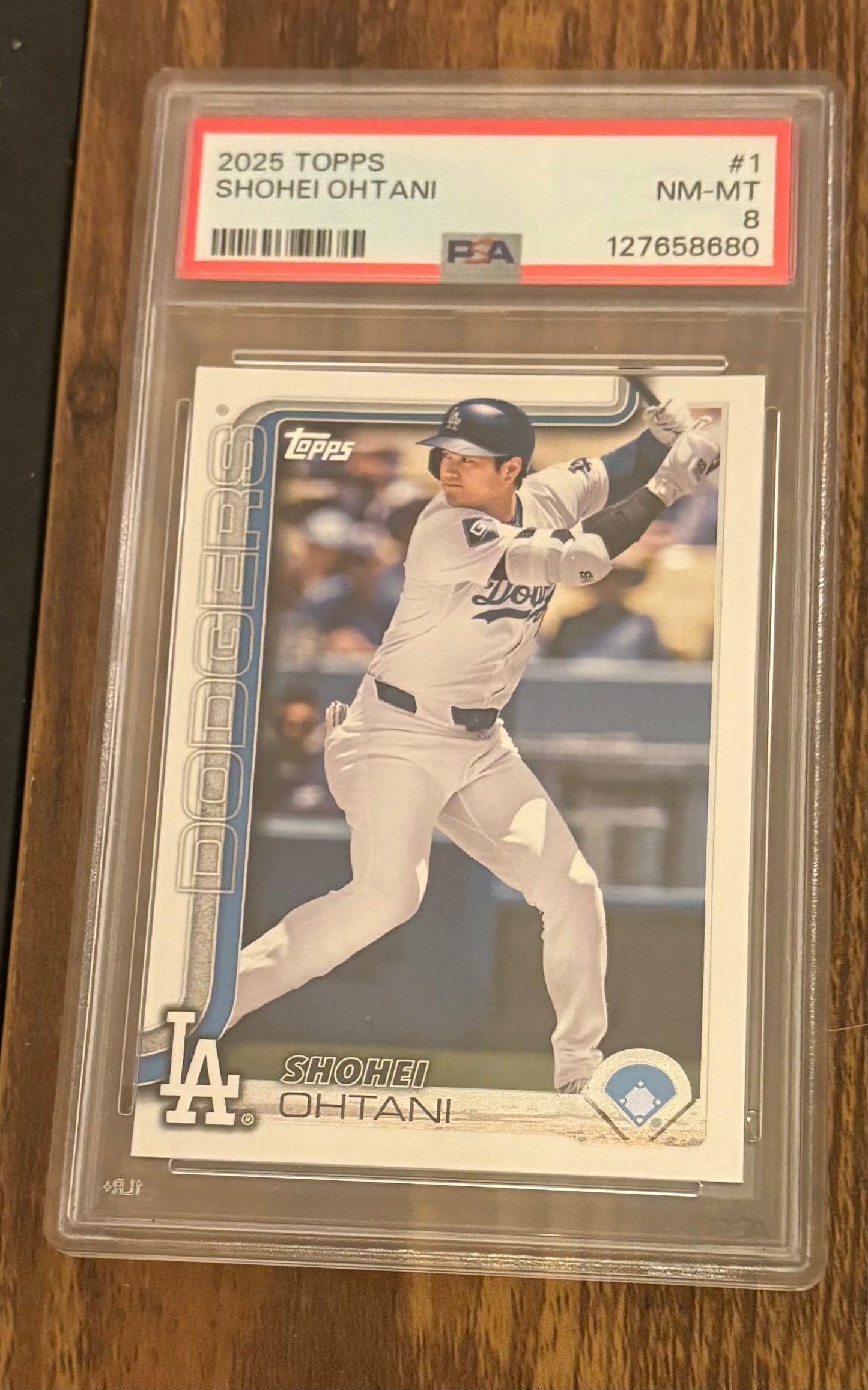 Shohei Ohtani Los Angeles Dodgers PSA 8
