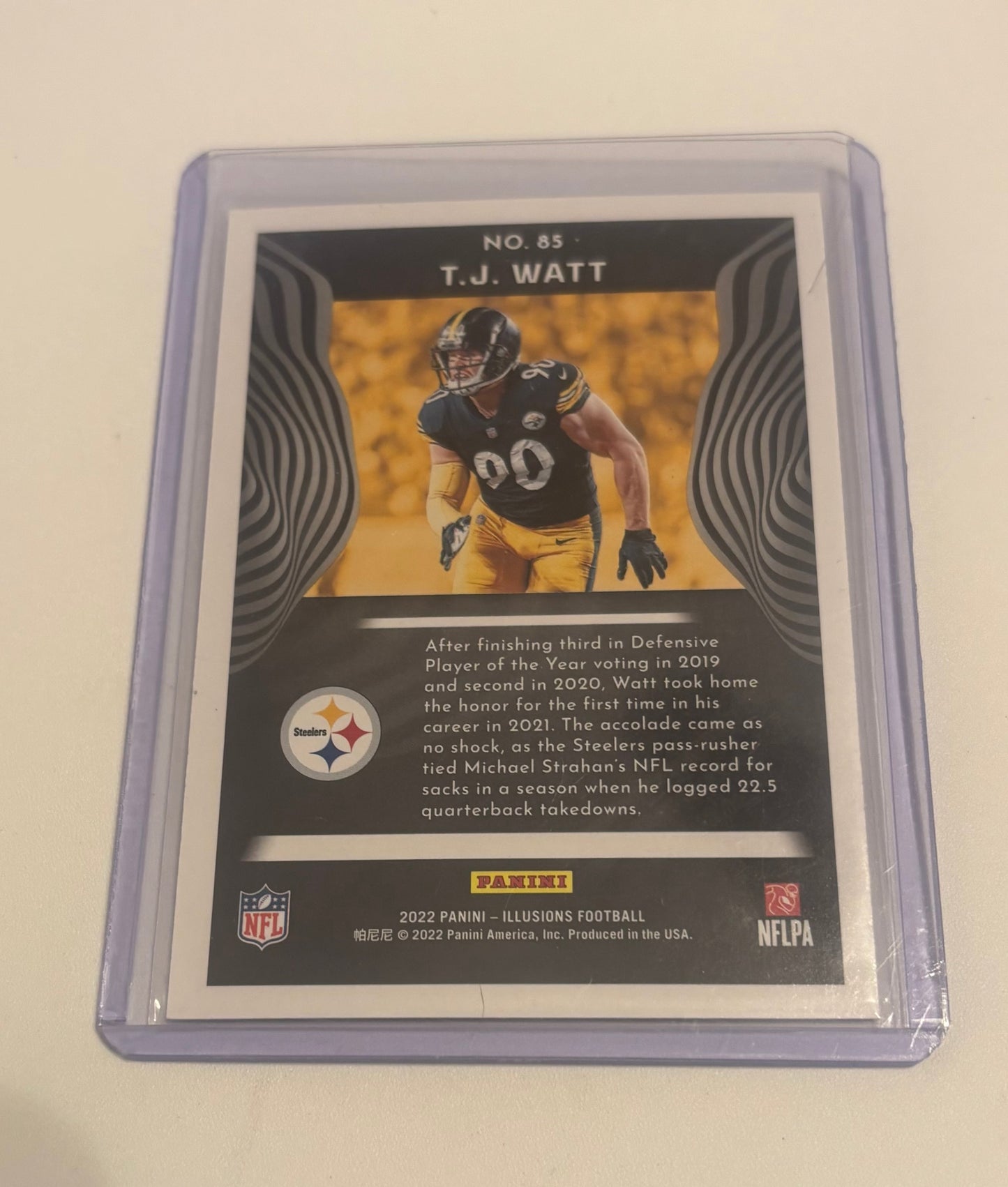 T.J Watt Pittsburgh Steelers 2022 Illusions