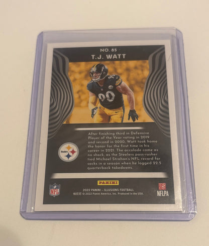 T.J Watt Pittsburgh Steelers 2022 Illusions