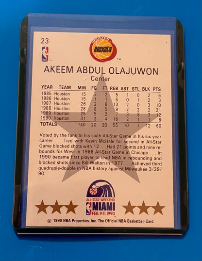 Akeem Olajuwon NBA All-Star West 1990 NBA Official