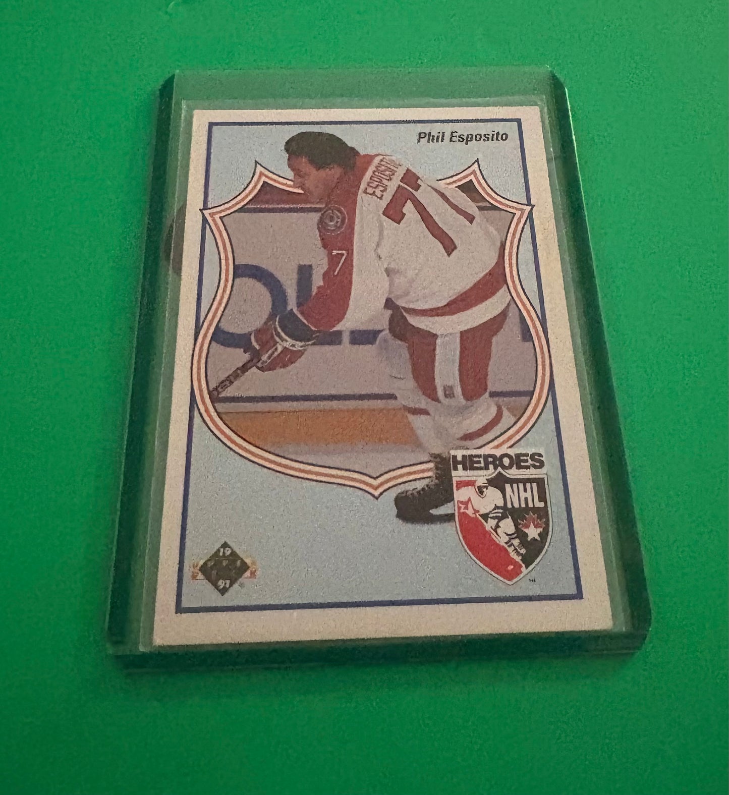 Phil Esposito Hockey Heroes 1991 Upper Deck