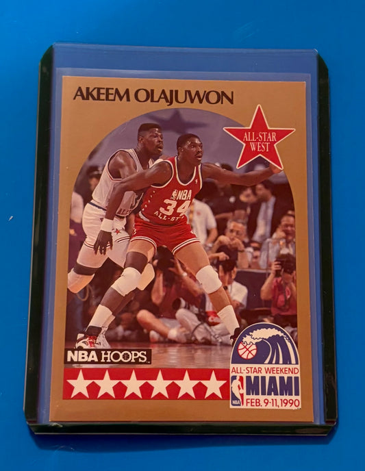 Akeem Olajuwon NBA All-Star West 1990 NBA Official