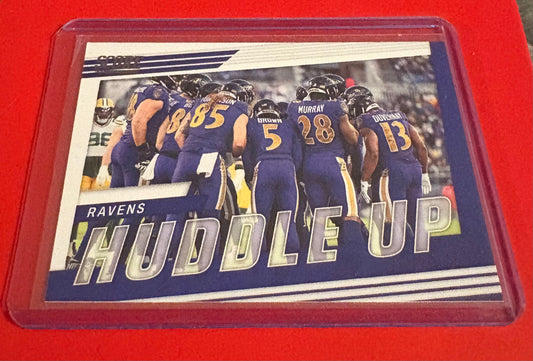 Baltimore Ravens “huddle up” 2022 Panini