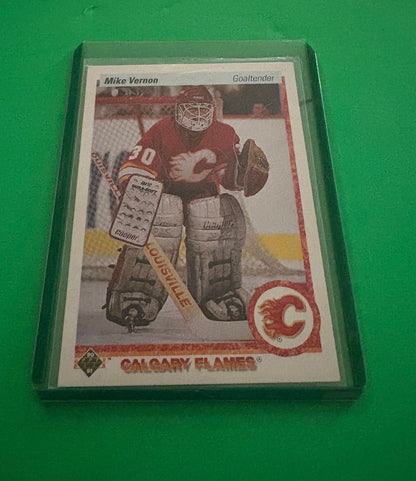 Mike Vernon Calgary Flames 1991 Upper Deck