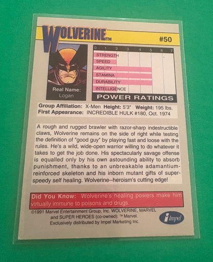 Wolverine (Superheroes Collection) Marvel 1991