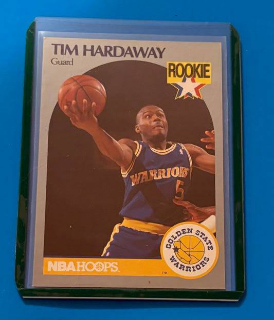 Tim Hardaway Golden State Warriors 1990 NBA Properties Rookie