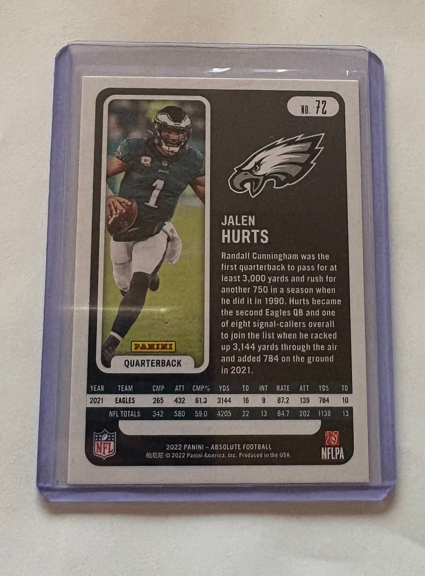 Jalen Hurts Philadelphia Eagles 2022 Absolute Football