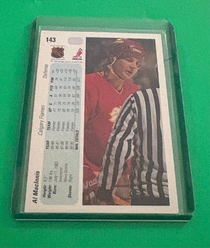Al MacInnis Calgary Flames Upper Deck 1991