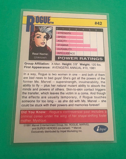 Rogue (Superhereos Collection) Marvel 1991