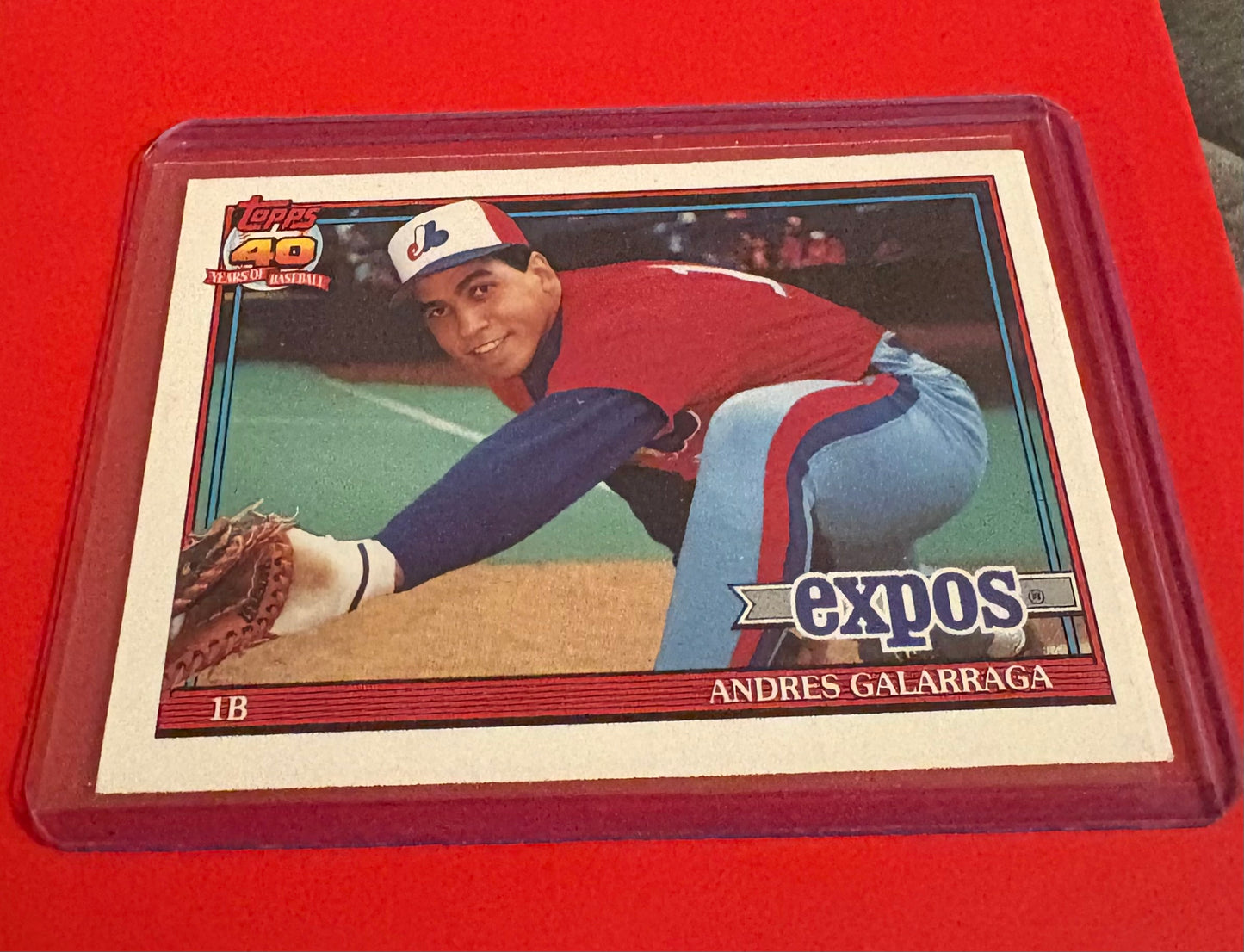 Andres Galarraga Montreal Expos 1991 Topps o-pee-chee