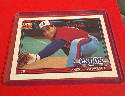 Andres Galarraga Montreal Expos 1991 Topps o-pee-chee
