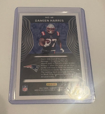 Damien Harris New England Patriots 2022 Panini Illusions
