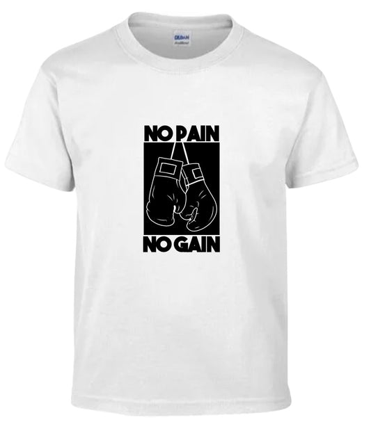 “No pain No gain” boxing tee