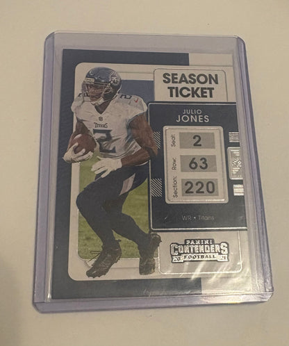 Julio Jones Tennessee Titans 2021 Panini Contenders