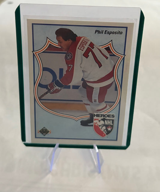 Phil Esposito Hockey Heroes 1991 Upper Deck