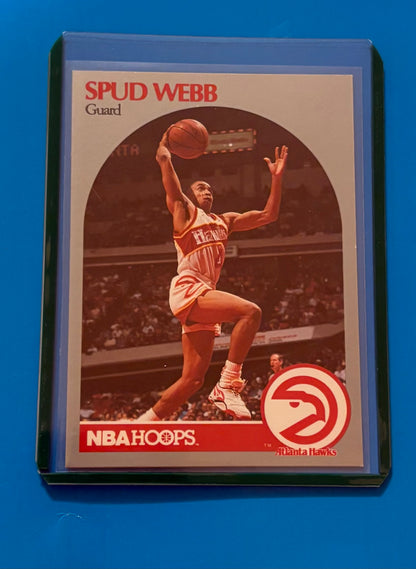 Spud Webb Atlanta Hawks 1990 NBA Official