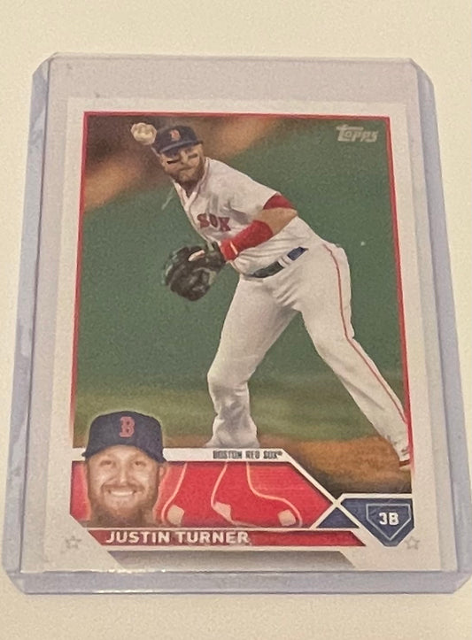 Justin Turner Boston Red Sox Topps 2023