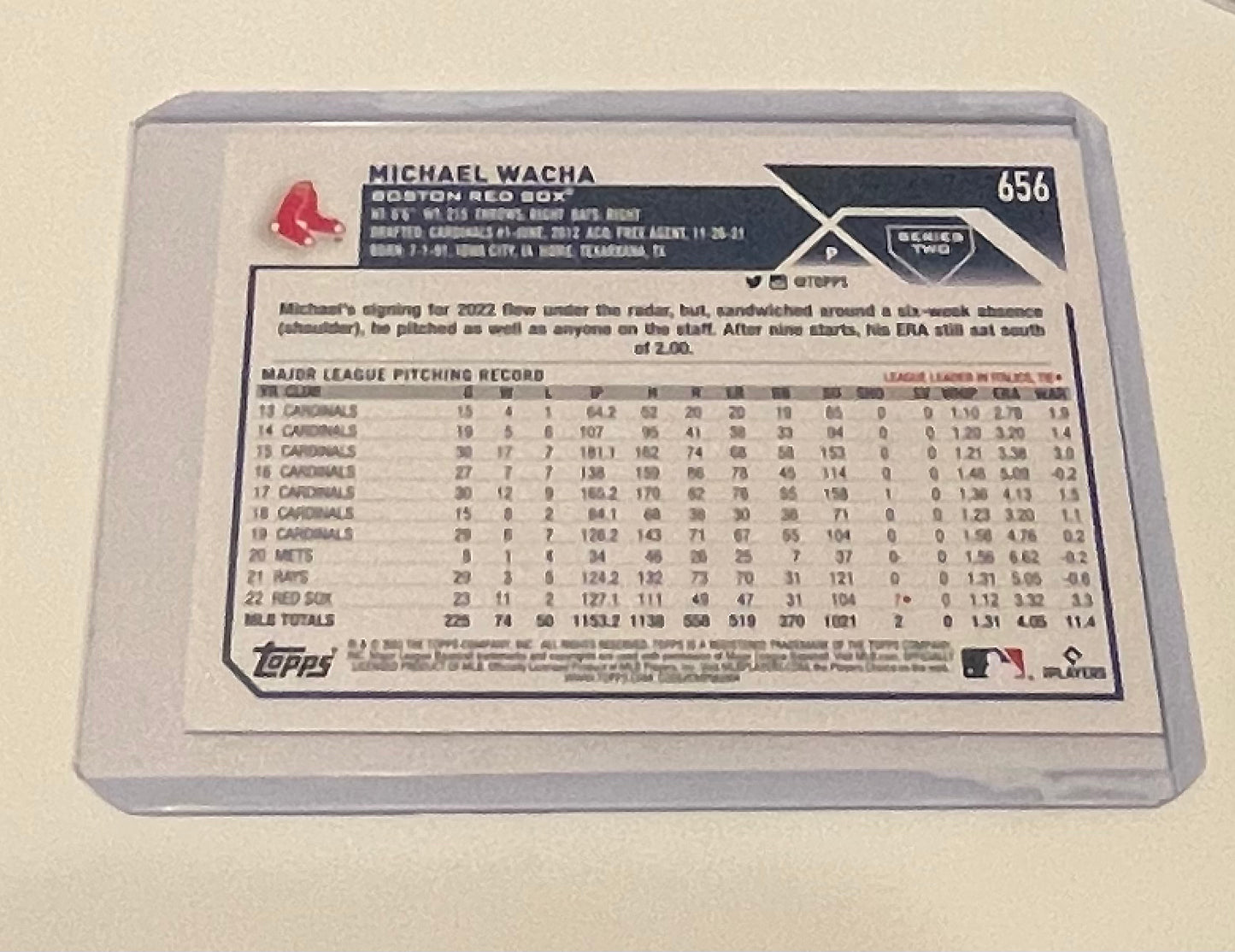 Michael Wacha Boston Red Sox Topps 2023