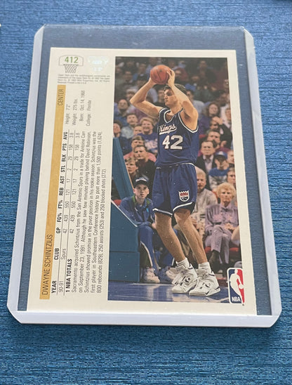 Dwayne Schintzuis Sacramento Kings 1991-92 Upper Deck