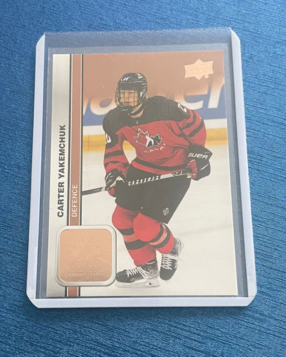 Carter Yamenchuk Team Canada juniors 2023 Upper Deck