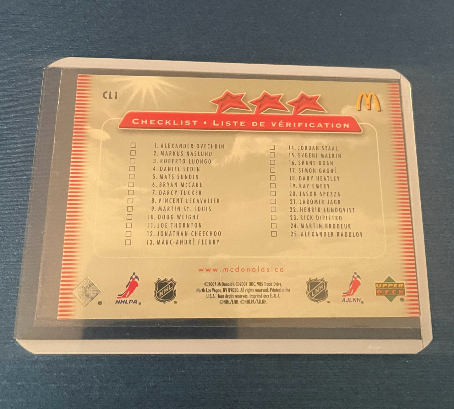 Montreal Canadiens 3 stars 2007 Upper Deck
