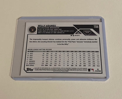 Willy Adames Milwaukee Brewers Topps 2023