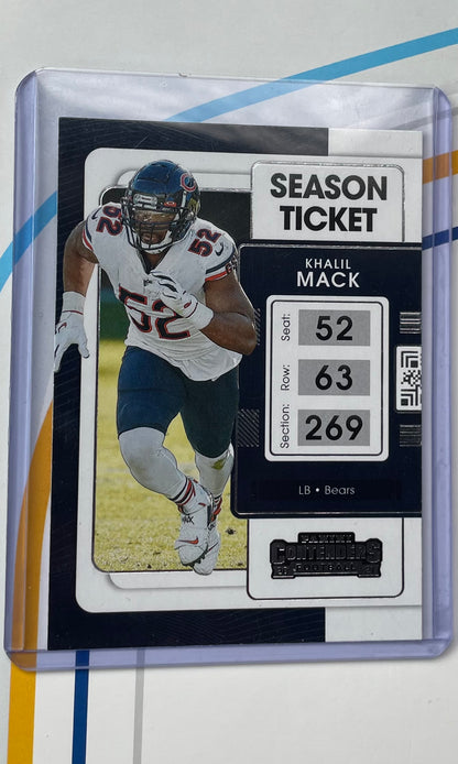 Khalil Mack Chicago Bears 2021 Panini Contenders #16