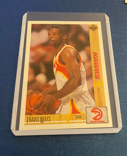 Travis Mays Atlanta Hawks 1991-92 Upper Deck