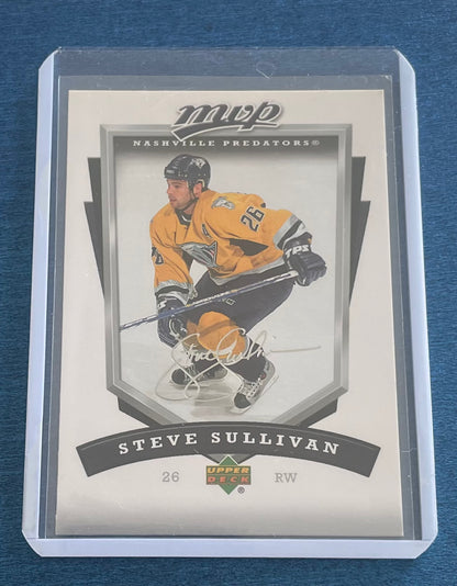 Steve Sullivan Nashville Predators MVP Upper Deck 2006-07