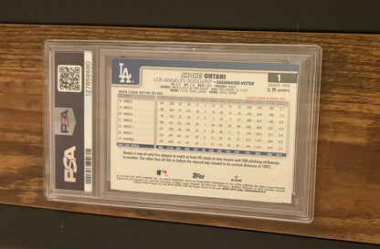Shohei Ohtani Los Angeles Dodgers PSA 8