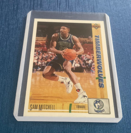 Sam Mitchell Minnesota Timberwolves 1991-92 Upper Deck