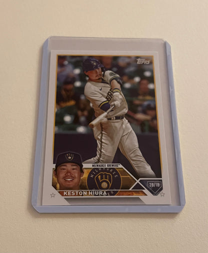 Keston Huira Milwaukee Brewers Topps 2023