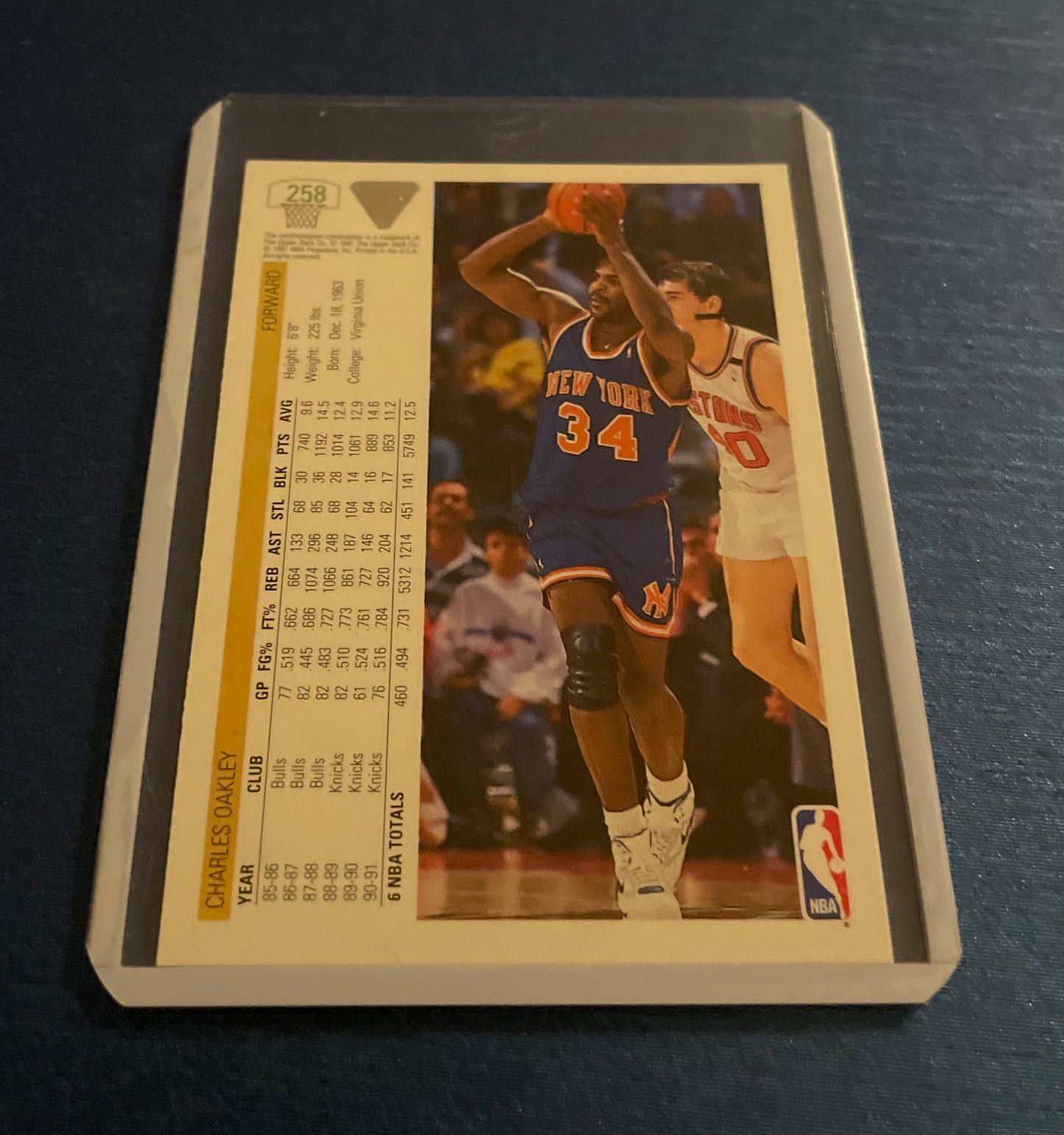 Charles Oakley New York Knicks 1991-92 Upper Deck