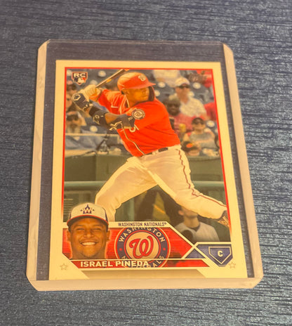 Israel Pineda Washington Nationals Topps 2023