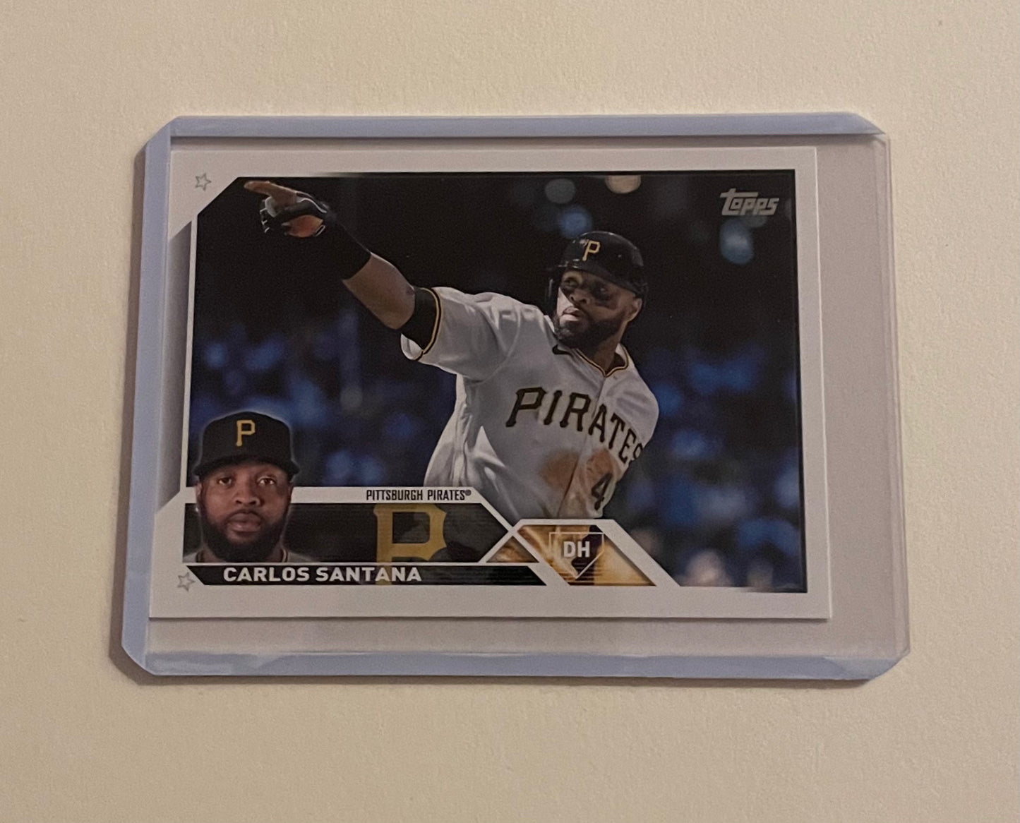 Carlos Santana Pittsburg Pirates Topps 2023