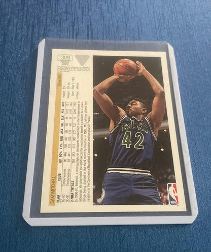 Sam Mitchell Minnesota Timberwolves 1991-92 Upper Deck