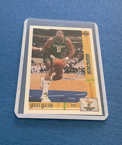 Moses Malone Milwaukee Bucks 1991-92 Upper Deck