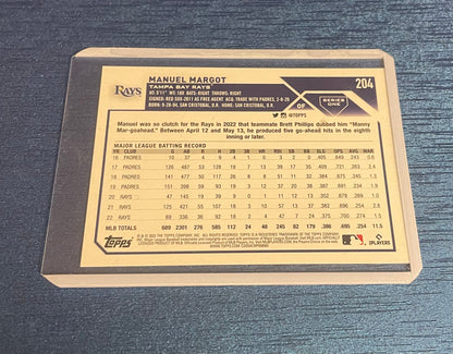 Manuel Margot Tampa Bay Rays Topps 2023