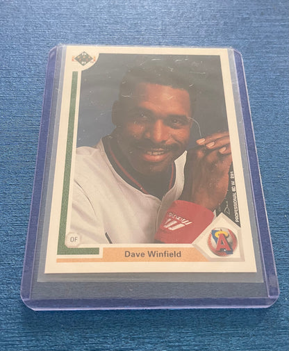 Dave Winfield Los Angeles Angels 1990-91 Upper Deck