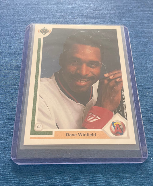 Dave Winfield Los Angeles Angels 1990-91 Upper Deck