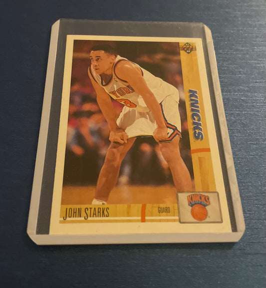 John Starks New York Knicks 1991-92 Upper Deck