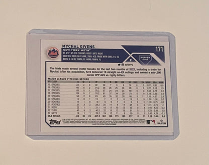 Mychal Givens New York Mets Topps 2023