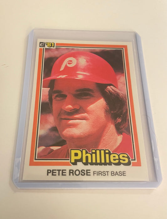 Pete Rose Philadelphia Phillies 1981 Donruss