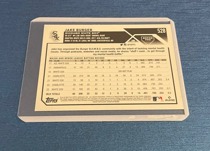 Jake Burger Chicago White Sox Topps 2023