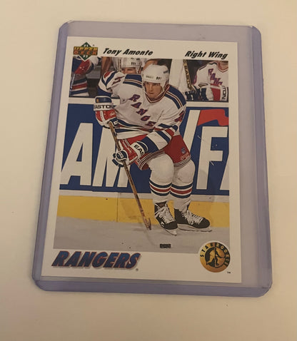 Tony Amonte New York Rangers 1991 Upper Deck