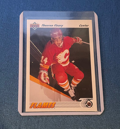 Theoren Fleury Calgary Flames 91-92 Upper Deck