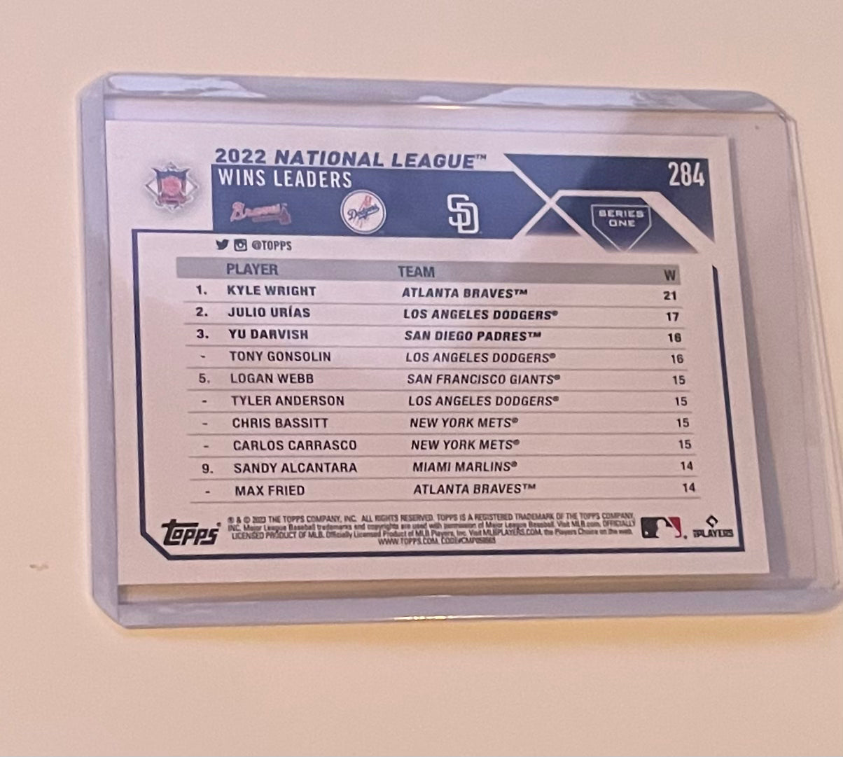 2022 Wins Leaders American League