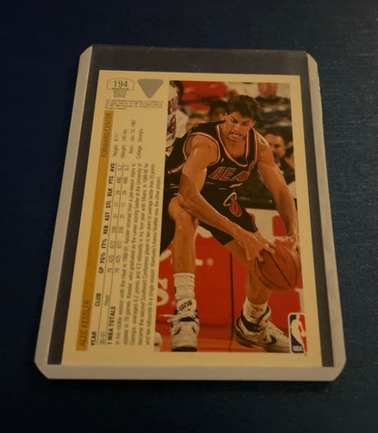 Alec Kessler Miami Heat 1991-92 Upper Deck